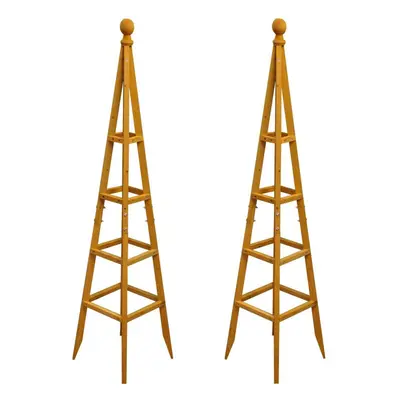 Set of Wooden Garden Obelisks (1.5m)