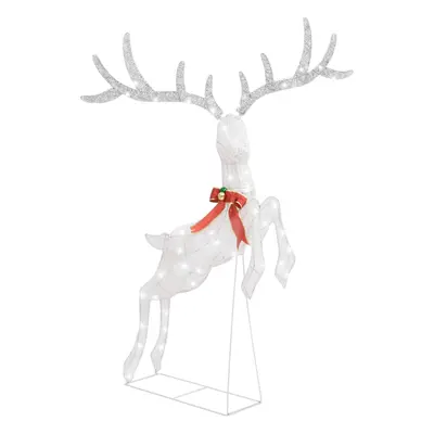 vidaXL Flying Reindeer Christmas Decoration LEDs White Cold White Decor