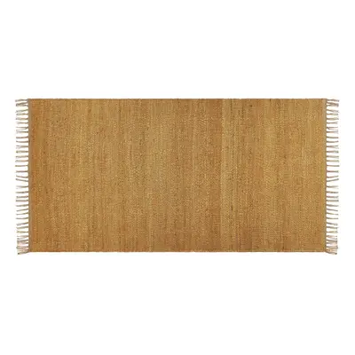 Jute Area Rug x cm Mustard LUNIA