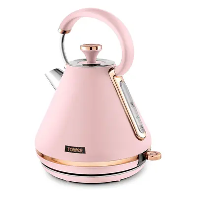 Tower 1.7L Cavaletto Pyramid Kettle (Pink & Rose Gold)