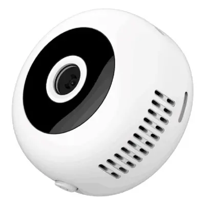 (White) Mini Wearable Camera 1080P IP Night Vi sion Micro Cam