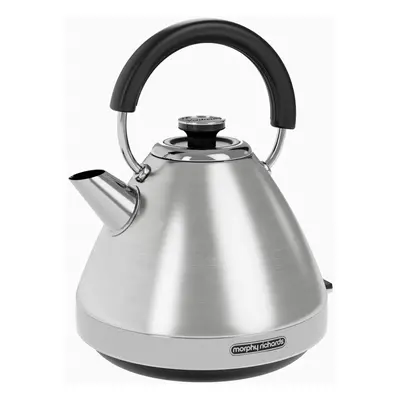 Morphy Richards Venture Pyramid Kettle - Brushed Stainless Steel - 1.5L - Rapid Boil - Metal