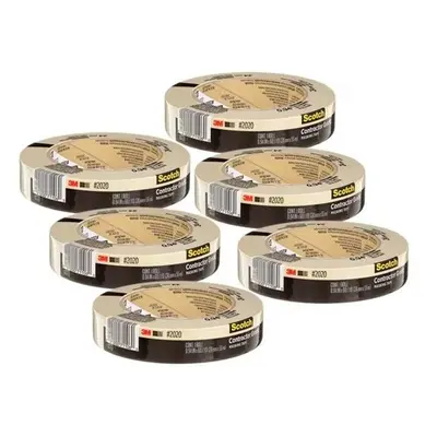 3M MMM202024AP-6 Roll Masking Tape - mm - Pack of