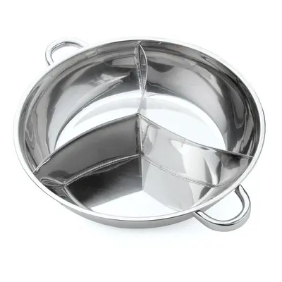 (#1) 400/340mm Taste Stainless Steel Hot Pot Cookware Soup Container Site Induction Compatible