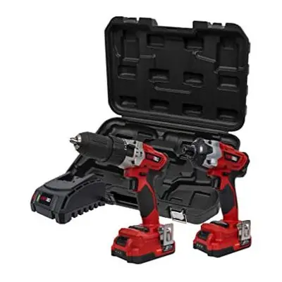 Olympia Tools X20S Twin Pack x 2Ah, Black and Red