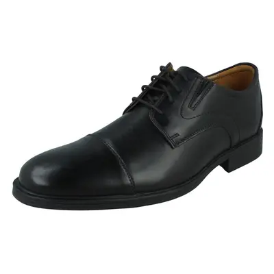 (Black, UK 8.5) Mens Clarks Formal Lace Up Shoes Whiddon Cap