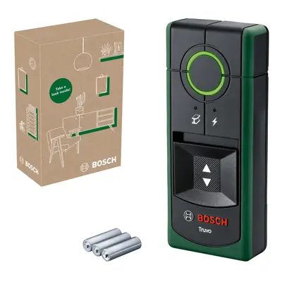 Bosch detector Truvo 2nd gen. (easy one-button handling, simple detection of live cables & metal