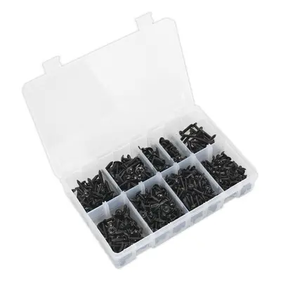 700 PACK Self Tapping Screw Assortment - Flanged Head Various Size Metal Fixings