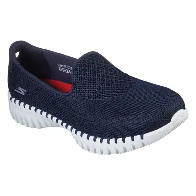 (8 (Adults')) Skechers gowalk smart womens ladies trainers navy/white UK Size