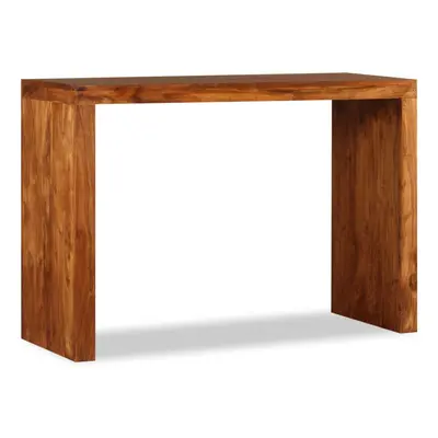 vidaXL Solid Wood with Honey Finish Console Table 110x40x76cm Side Hallway