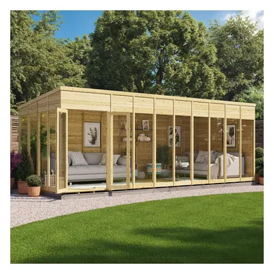 (20x8 - 11mm Thickness) Switch Pent Tongue and Groove Summerhouse