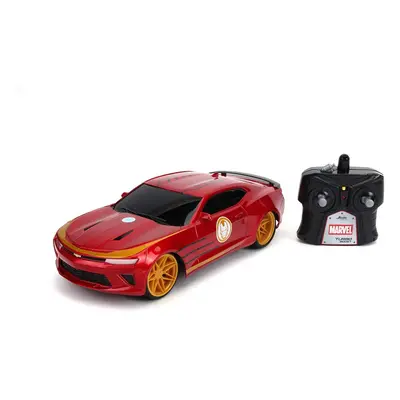 Jada Toys Marvel RC, Iron Man Chevy, Chevrolet Camaro SS, Car, Turbo, Channel Radio Remote Contr