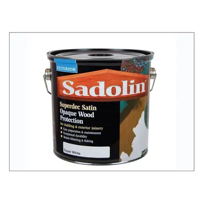 Sadolin Superdec White Satin 2.5L