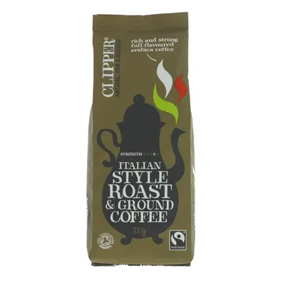 Clipper Italian Style Ground Coffee 227g ( pack of )