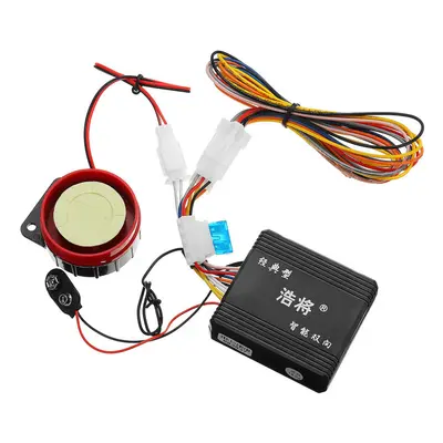 Two Way Remote Motorcycle Scooter Security Alarm System Anti-theft Vibriation