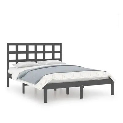 (grey, x cm) vidaXL Solid Wood Bed Frame Bedroom Bedstead Bed Base Multi Colours/Sizes