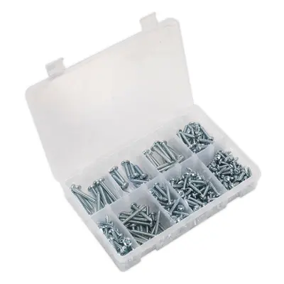 305 PACK Self Tapping Screw Assortment - Zinc Pan Head Pozi - Various Sizes