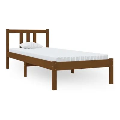 (honey brown, x cm) vidaXL Solid Wood Bed Frame Wooden Platform Bed Multi Colours Multi Sizes