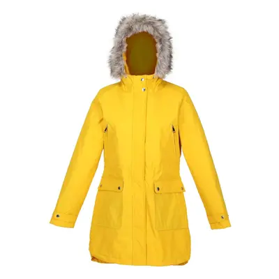 (14 UK, Sunset) Regatta Womens/Ladies Sabinka Faux Fur Trim Parka