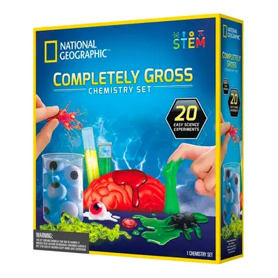 National Geographic Completely Gross Chemistry Set STEM Kit JM80600U