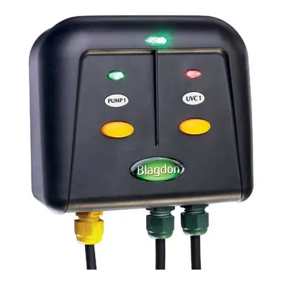 Blagdon Powersafe Garden & Pond Safe Weatherproof Electrical Switch Box, Outlet, Black