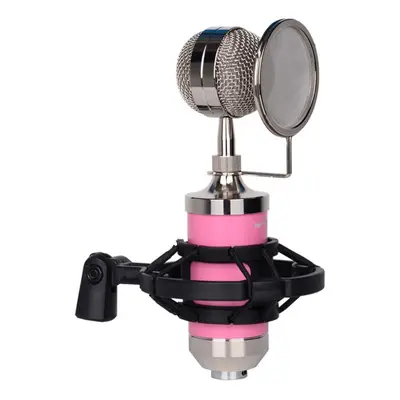 (Pink) Recording Mic Cardioid Condenser Microphone Kit