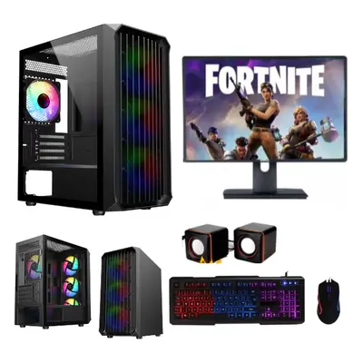 Fast Gaming PC Bundle Intel i5 16GB 1TB+ 128GB SSD + Speakers SALE