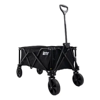 GardenTek Folding Trolley on Wheels, Garden Trolley 120kg Load 135L Capacity