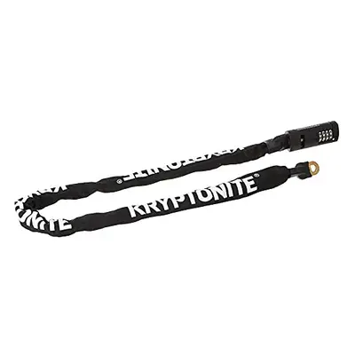 Kryptonite Keeper 7mm Chain Combo Bicycle Lock , Black