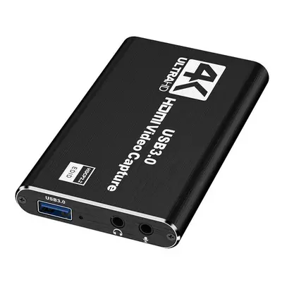 Video Capture Card Adapter With Dual 4K HD Display Port * USB 3.0 * 3.5mm AUX Audio Output * 3.5