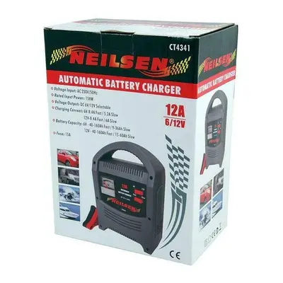 12a Battery Charger Automatic 230v input & 12v output (Genuine Neilsen CT4341)