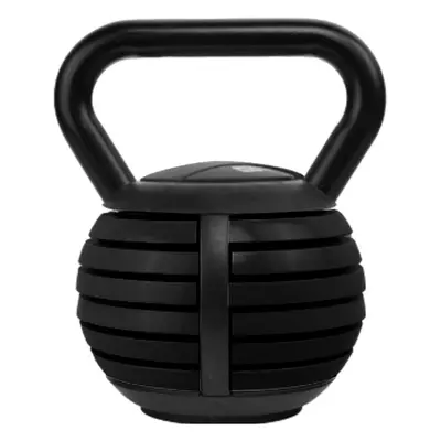 7 Step Weight Adjustable Kettlebell - BLACK / GREEN - Lock & Lift 4.5KG to 18KG