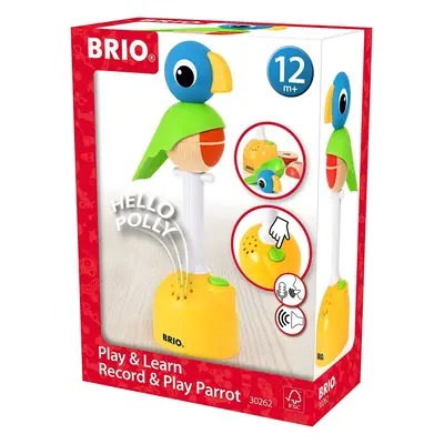 BRIO Stacking Record & Play Parrot Toddler Toy for Kids Months and Up