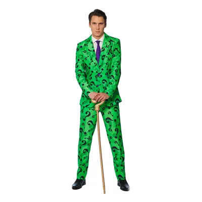 (XXL (EU 62)) Mr. Riddler Adult Suitmeister Costume