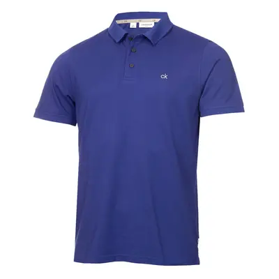 Calvin Klein Mens Planet Friendly Moisture Wicking Supersoft Polo Shirt