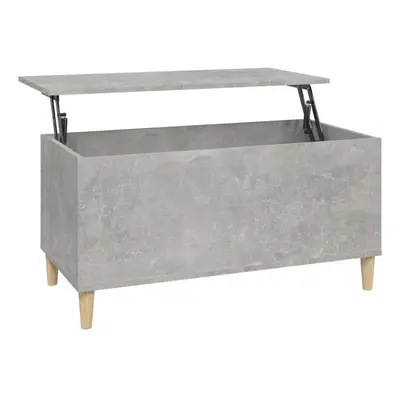 (concrete grey, x 44.5 x cm) vidaXL Coffee Table Engineered Wood End Centre Accent Side Table Mu