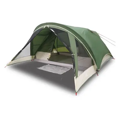 (green) vidaXL Camping Tent Cabin 4-Person Lightweight Tent Patio Dome Tent Waterproof