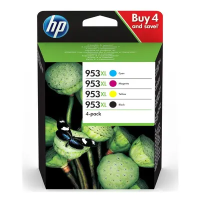 HP 953XL Cyan, Magenta, Yellow & Black Ink Cartridges, Cyan