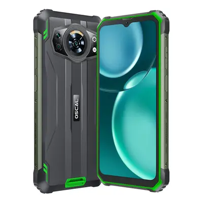 (Green) Blackview Oscal S80 Rugged Phone 13000mAh