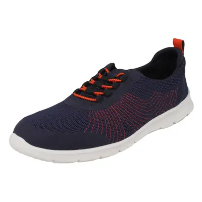 (UK 3, Navy (Blue)) Ladies Clarks Elasticated Fastener Sports Trainers Step Allena Bay - D Fit