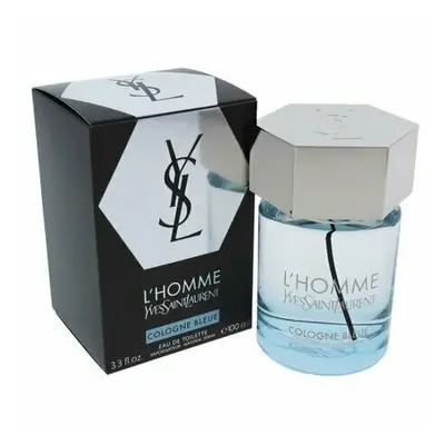 L'Homme Cologne Bleue Yves Saint Laurent for Men 3.3 oz Eau de Toilette Spray