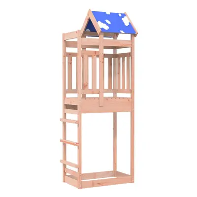 (solid douglas wood) vidaXL Play Tower Kids Playset Garden Climbing Frame Playhouse Solid Wood P