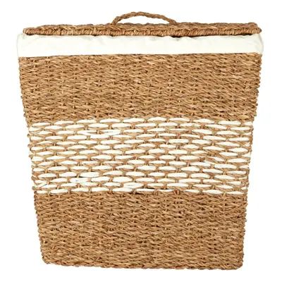 Premier Housewares Tapered Seagrass Basket with Lid