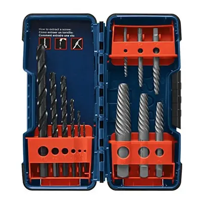 BSPE6D 12Piece Steel Spiral Flute Screw Extractor Set