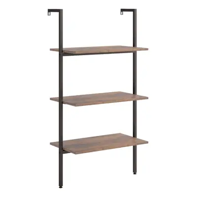 (dark brown, x x 120.5 cm) vidaXL Leaning Shelf Bookcase Bookshelf Shelving Unit Storage Rack Or