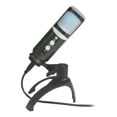 USB Live Recording Condenser Microphone with Colorful Gradient Light