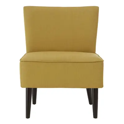 Premier Housewares Stockholm Yellow and Pistachio Fabric Chair