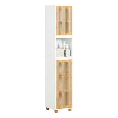 SoBuy BZR127-W, Bathroom Tall Cabinet Tall Cupboard Bathroom Cabinet