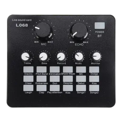 Live Sound Card Mobile Live Equipment Accompaniment Set for Music Lovers