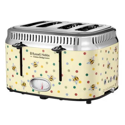 Emma Bridgewater Bumble Bee & Polka Dot Slice Toaster (Countdown gauge shows time remaining, Ind